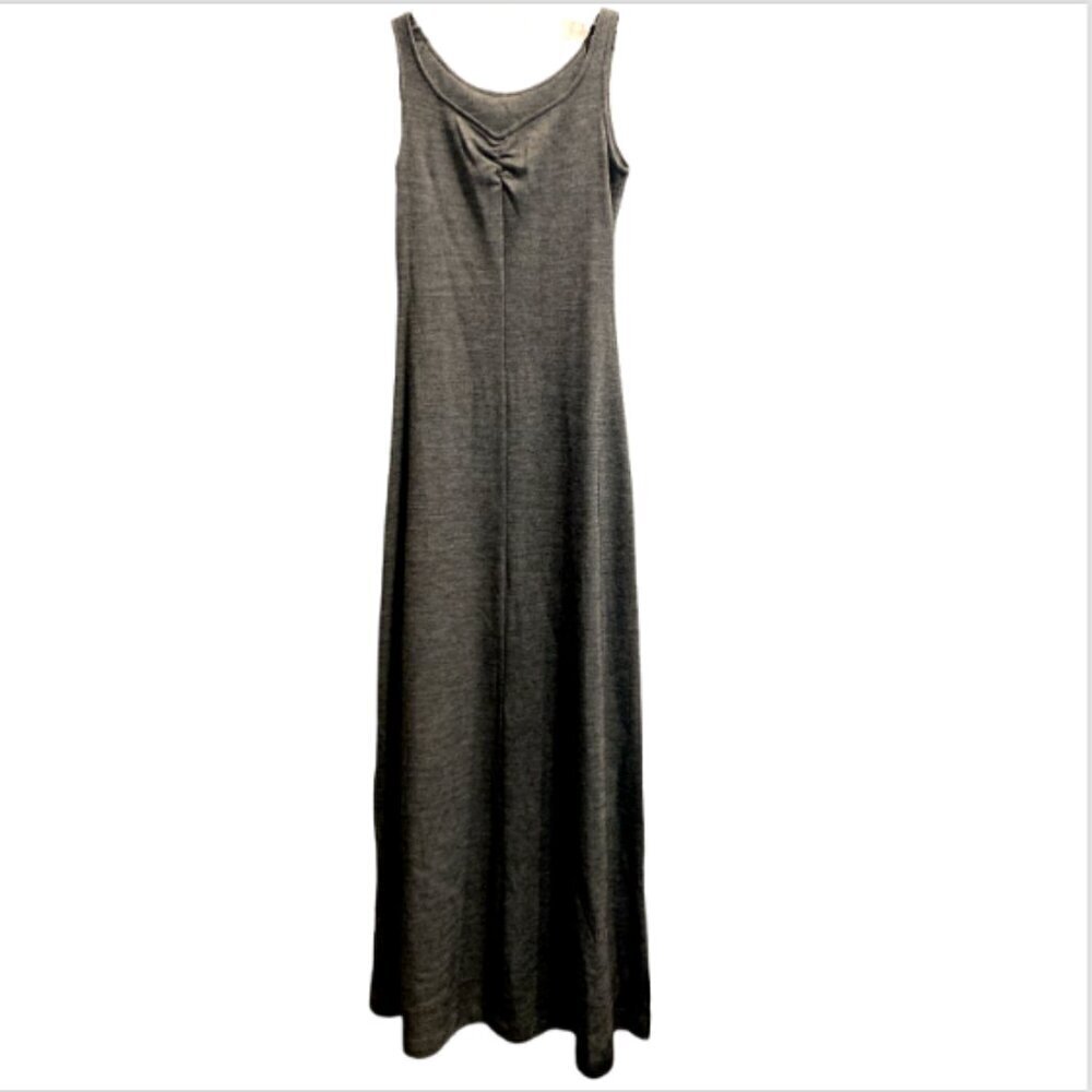 Vintage ILGWU USA Sleeveless Maxi Tank Dress Sz 7/XXS/XS Gray‎ #60W